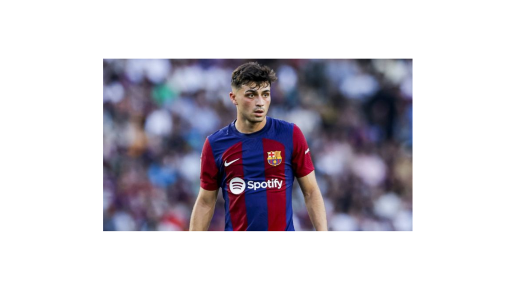 Pedri creating chances during a football match in 2026