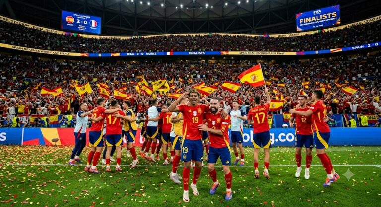 Spain Reaches FIFA World Cup Final After 16